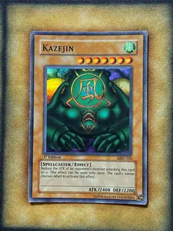 Yugioh Kazejin MRD-026 Super Rare 1st Edition MP - Image 1