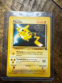✨Pikachu Black Star Promo Rare #4 - Pokemon Card WOTC The First Movie- Nm✨ - Image 1