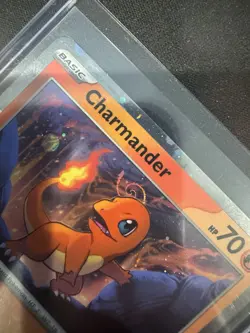 Pokemon Card Charmander 151 Black Star Promo 2023 SVP 047 NM-Mint with Swirl - Image 4