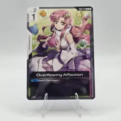 Overflowing Affection - Gundam Card Game #GD01-118 - NM / Mint Uncommon Single - Image 1