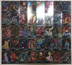 Lot of 40 Japanese Mobile Suit Gundam Arsenal Base Rare Card set - Image 1