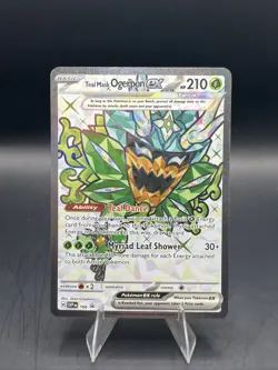 Teal Mask Ogerpon ex 166 Sv: Scarlet & Violet Promo Cards Holo - Image 1