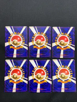 Base Set 1996 Normal Card Set of 6 Japanese Pokemon Card Old Back s00729 - Image 2