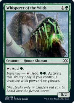 Whisperer of the Wilds FOIL Double Masters NM Green Common MAGIC CARD ABUGames - Image 1