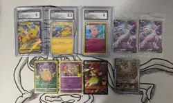 Pokemon Card Lot Pikachu Charizard Mewtwo Mew - Image 1
