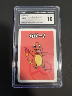 CGC 10 Charmander 2019 Pokemon Japanese Old Maid Playing Cards Gem Mint - Image 1