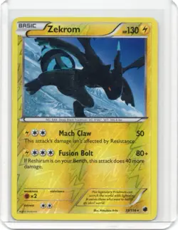Pokemon Card - Zekrom Reverse - 39/116 - Plasma Freeze - 2013 - Image 1