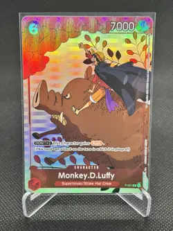 Monkey D. Luffy P-001 Alt Art One Piece Promo 2023 Gift Collection (English) - Image 1