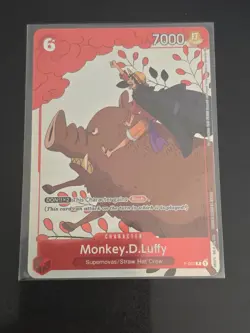 Monkey. D. Luffy P-001 Alt. Art Promo 2023 Gift Collection English One Piece CCG - Image 1