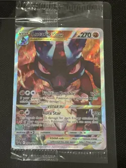 Lucario VSTAR SWSH291 SWSH: Sword & Shield Promo Cards Holo SEALED - Image 1