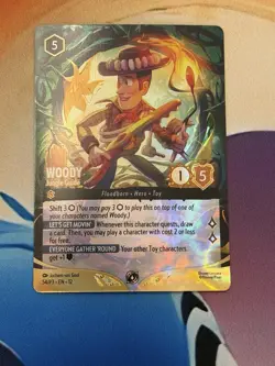 Disney Lorcana EN-12 Woody Toy Story Top 8 Set Championship Foil Promo 54/P3 - Image 2