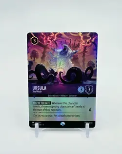 Ursula Epic Holo Disney Lorcana TCG Fabled 208/204 - Image 1