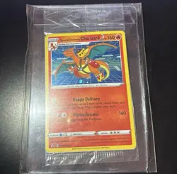 Special Delivery Charizard Sealed Promo SWSH075 Pokemon Center 2022 Scuffed Mark - Image 5