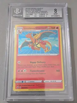 2022 Pokemon Sword Shield Center Promo SWSH075 Special Delivery Charizard BGS 8 - Image 1