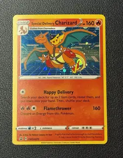 2020 Special Delivery Charizard Pokemon Center Exclusive Promo SWSH075 NM-Mint - Image 1
