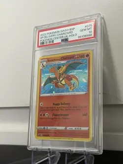 Special Delivery Charizard SWSH075 Pokemon Center UK Promo 2022 (PSA 10) - Image 2