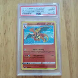 Special Delivery Charizard SWSH075 Pokemon Center UK Promo 2022 - PSA 10 GEM MT - Image 1