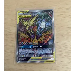 Pokemon Moltres/Zapdos/Articuno GX SM210 TAG TEAM GX Holo Promo 300HP - Image 1