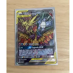 Pokemon Moltres & Zapdos & Articuno GX SM210 TAG TEAM GX Holo Promo 300HP - Image 1