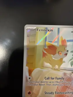 Pokemon TCG Fennekin 080 Pokemon Center Stamped Black Star Promo Card - Image 3