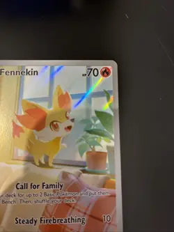 Pokemon TCG Fennekin 080 Pokemon Center Stamped Black Star Promo Card - Image 4