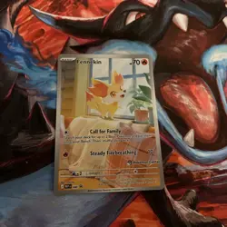 Pokemon TCG Fennekin 080 Promo Pokemon Center stamped - Image 3