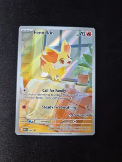 Unsealed Fennekin 080 | Pokemon Center Stamped | Chaos Rising Promo |English TCG - Image 1
