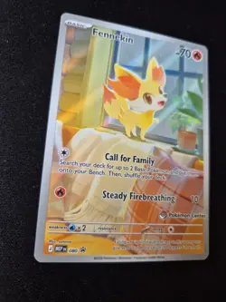 Unsealed Fennekin 080 | Pokemon Center Stamped | Chaos Rising Promo |English TCG - Image 2