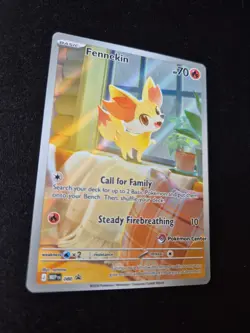Unsealed Fennekin 080 | Pokemon Center Stamped | Chaos Rising Promo |English TCG - Image 3