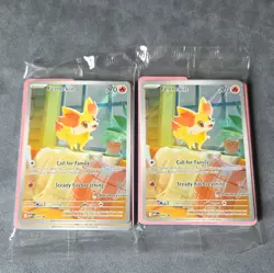 Pokemon TCG Fennekin Promo Pokemon Center 080 English STAMPED X2 - Image 1