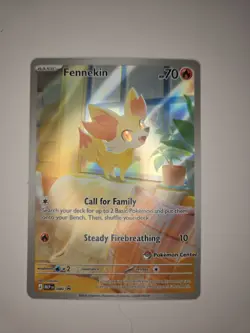 Pokemon TCG Fennekin 080 Chaos Rising Pokemon Center Stamped Promo - Image 1