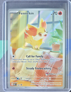Unsealed Fennekin 080 | Pokemon Center Stamped | Chaos Rising Promo |English TCG - Image 1