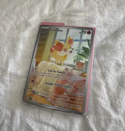 Pokemon TCG Fennekin Pokemon Center Stamped Holo Promo MEP 080 - Image 1