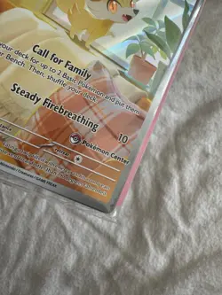 Pokemon TCG Fennekin Pokemon Center Stamped Holo Promo MEP 080 - Image 2