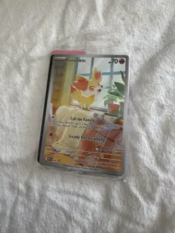 Pokemon TCG Fennekin Pokemon Center Stamped Holo Promo MEP 080 - Image 4