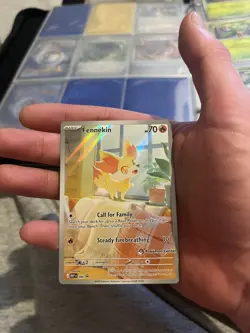 Pokemon TCG - Fennekin 080 Promo Holo - Pokemon Center Stamped - Image 3