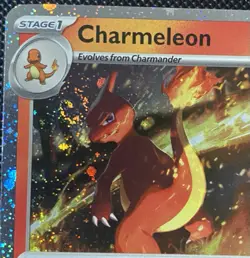 Charmeleon 005/165 Cosmos Holo Promo Scarlet & Violet 151 Pokemon Card *Swirl* - Image 3