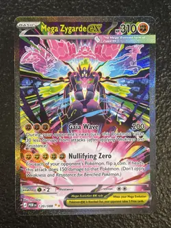 Mega Zygarde EX 310 HP 120/088 Promo Full Art Holo Rare English Card - Image 1