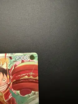 Monkey D Luffy MOS BURGER CAMPAIGN P-080 Promo Japanese ONE PIECE Card - Image 2