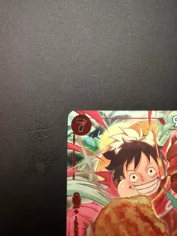 Monkey D Luffy MOS BURGER CAMPAIGN P-080 Promo Japanese ONE PIECE Card - Image 5