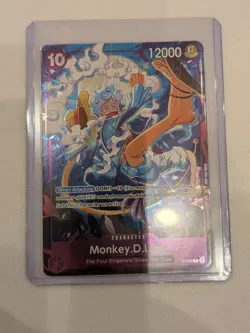 One Piece TCG Monkey.D.Luffy Promo Foil Character Card P-009 12000 - Image 4