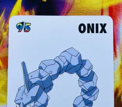 Vintage 1998 KFC Pokemon Onix Card (Ungraded) - Image 3