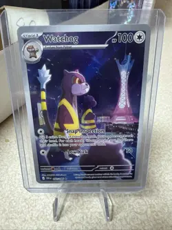 Watchog 097/086 Chaos Rising Full Art Holo Rare Pokemon Card NM - Image 1