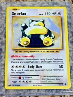 Pokemon Card - Snorlax - Holo- 2016 Promo XY179 - Image 1