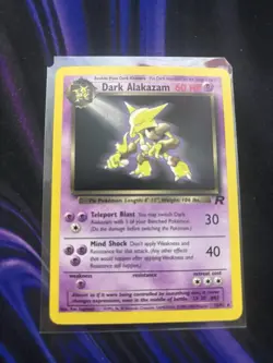 Pokemon Dark Alakazam TCG 18/82 Unlimited Non-Holo Card LP - Image 1
