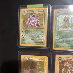 Pokemon Vintage Holo 6 Card Lot WOTC 1999 - Image 2