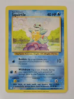 Squirtle 001/034 Holo Classic Collection Trading Card Game Classic Pokemon NM - Image 1