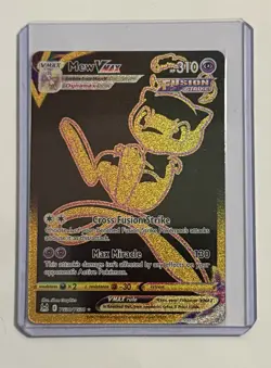 Mew VMAX TG30/TG30 Trainer Gallery Secret Rare Fusion Strike Pokemon Card - Image 1