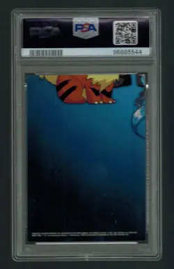 1999 Topps Pokemon #TV11 Meowth Ser. 1 Character Cards PSA EX-MT 6(MK) - Image 2