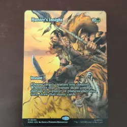 Hunter's Insight {Borderless} Rare Magic: The Gathering Marvel's Spider-Man - Image 1